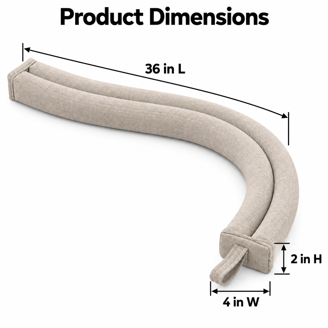 Dual Roll Fabric Draft Stopper
