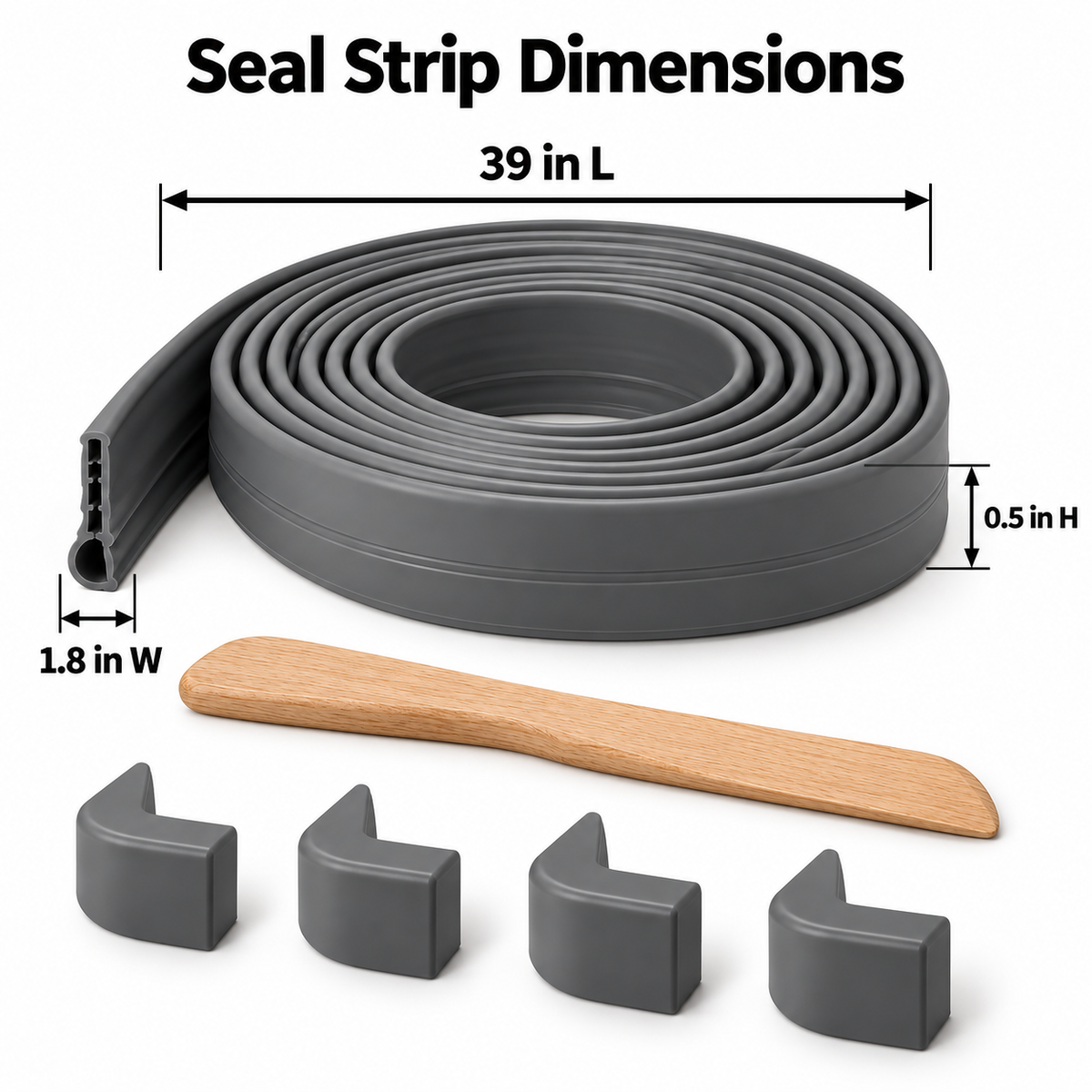 Door Bottom Sealing Strip Kit