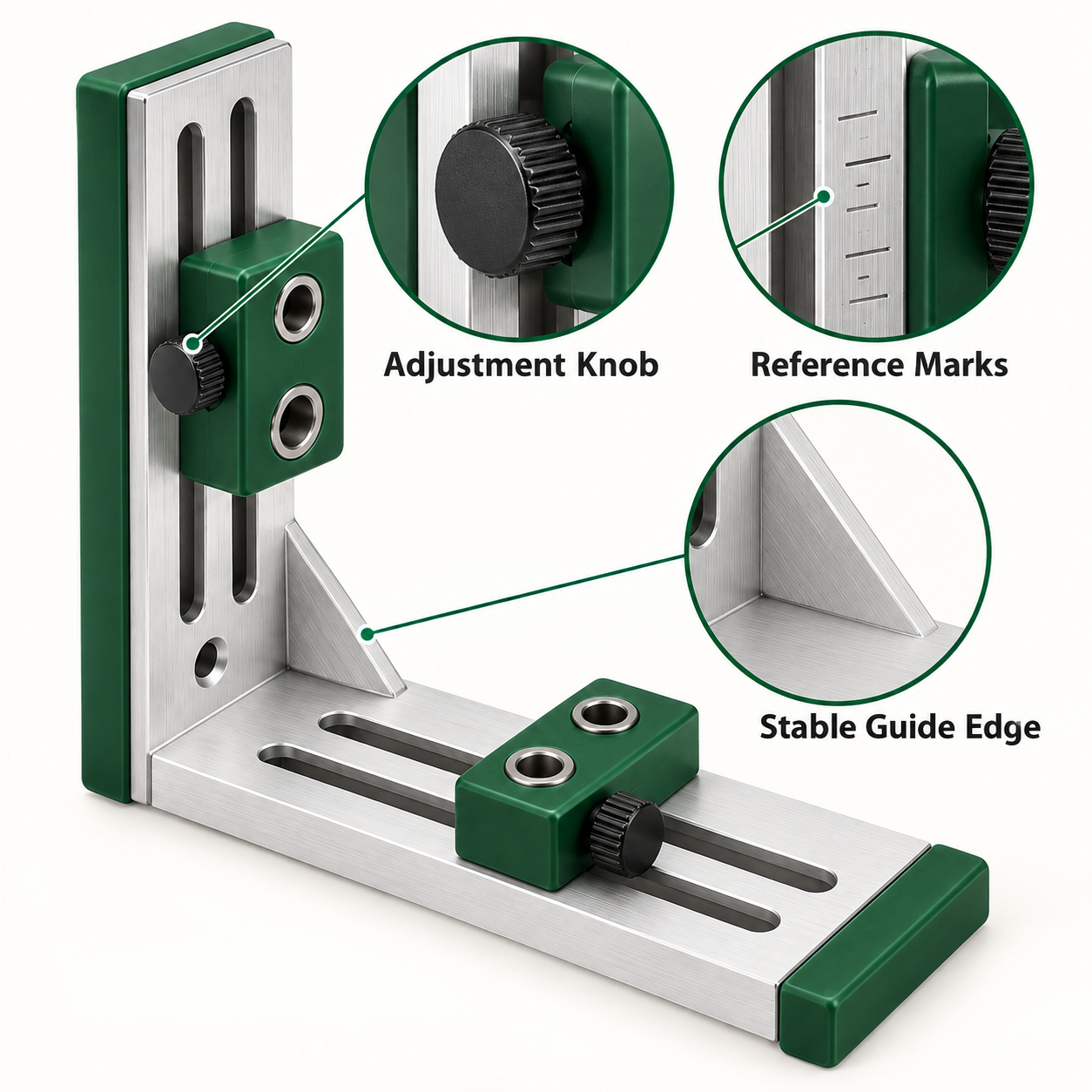 Adjustable Hinge Positioning Template