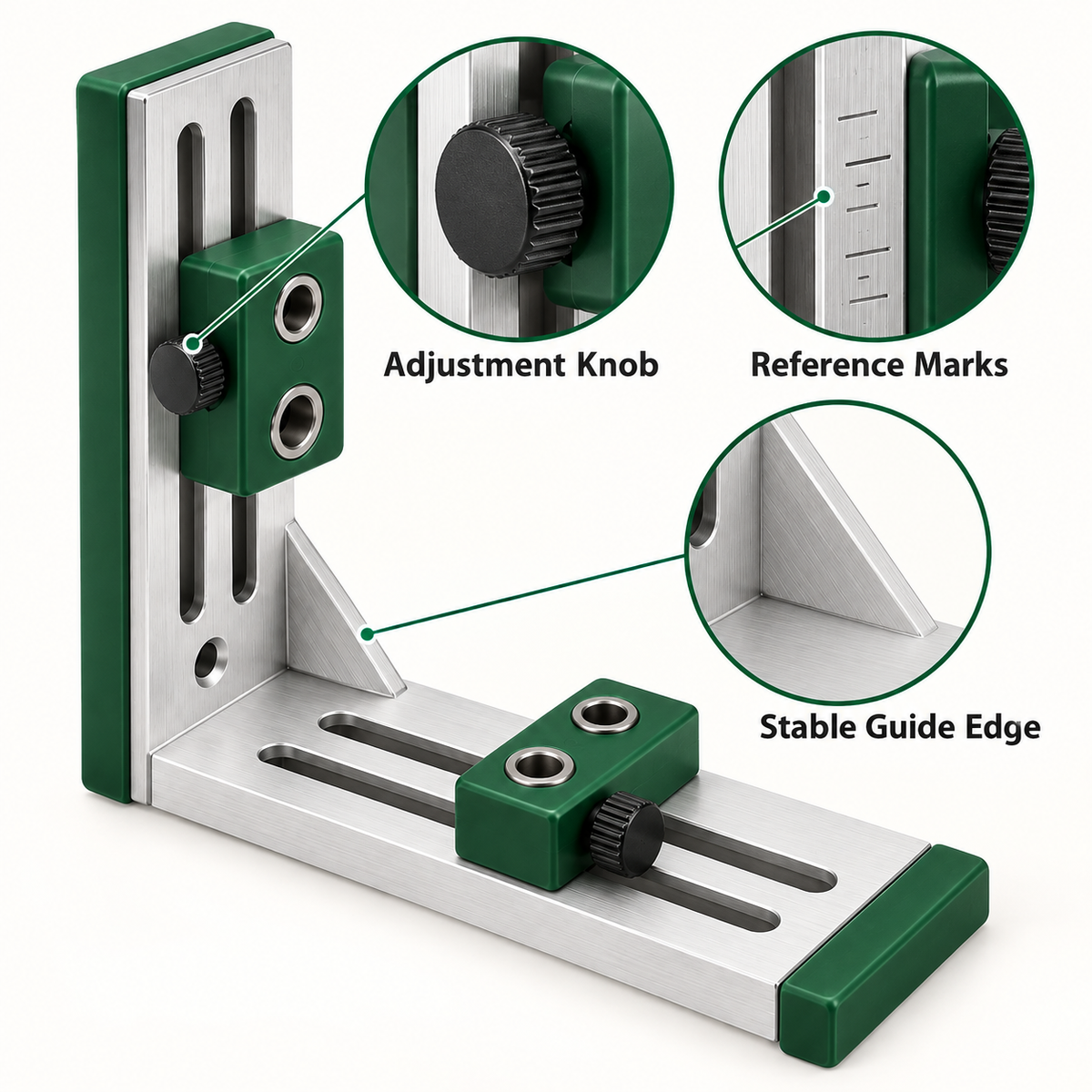 Adjustable Hinge Positioning Template